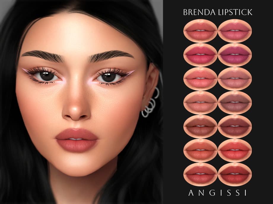 Скриншот мода Помада Brenda Lipstick
